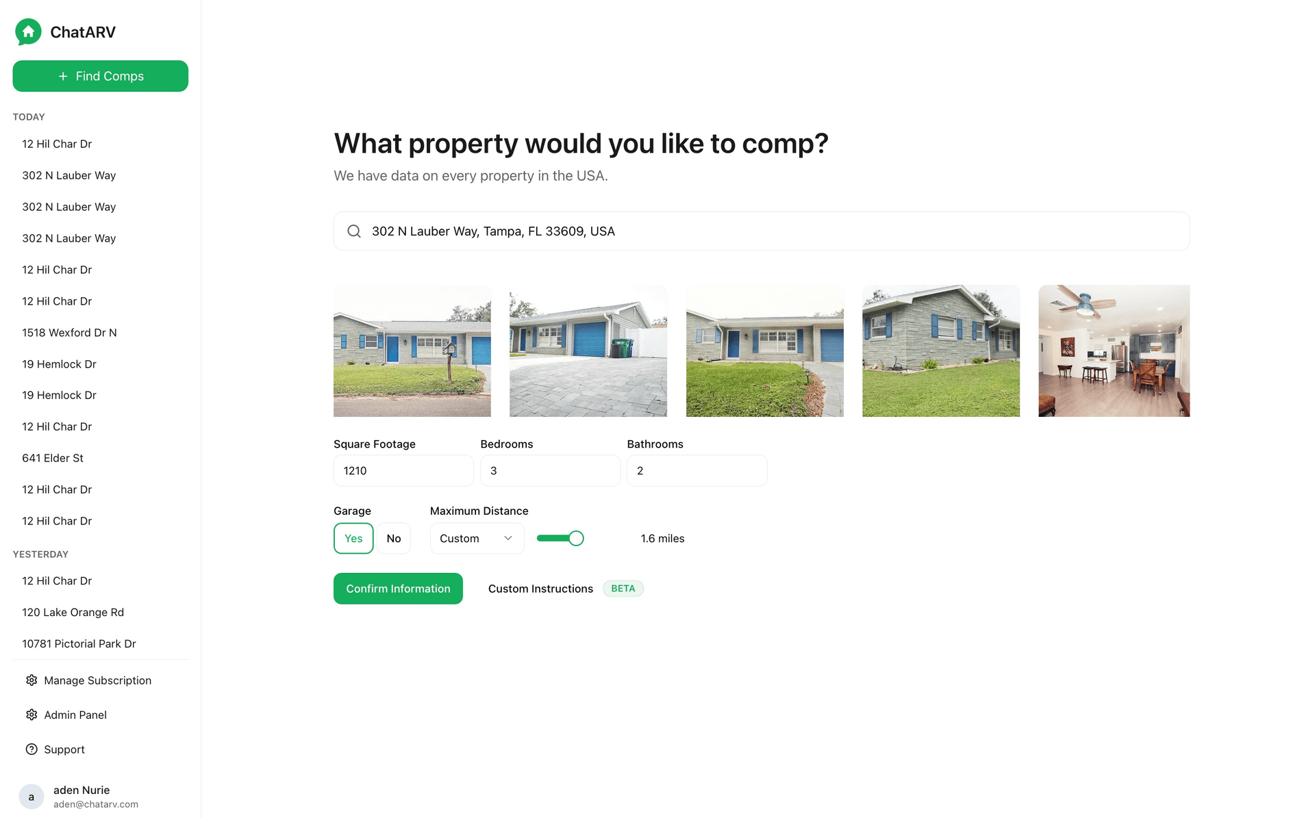 Find your property